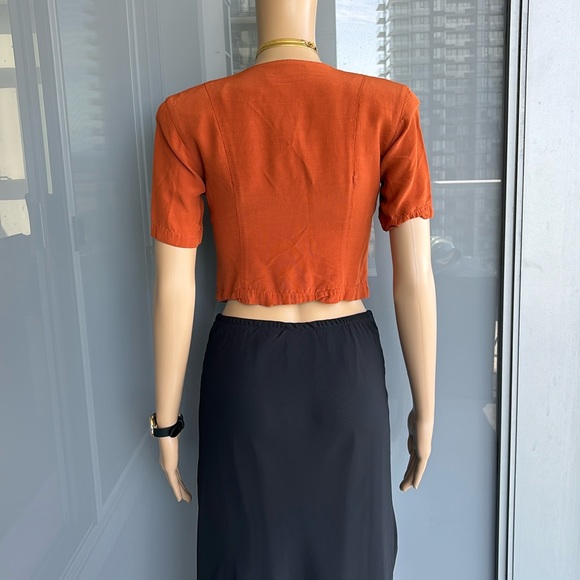 Vintage Burnt Orange Top - Picture 3 of 12